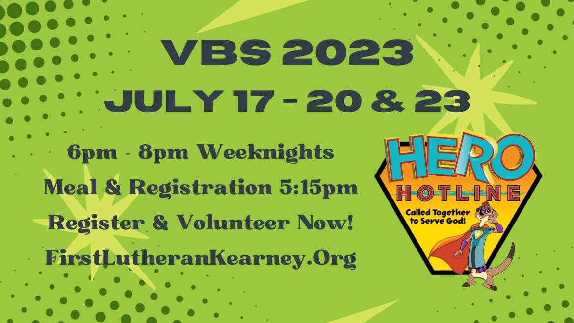 Vacation Bible School at First Lutheran – Register Now!
