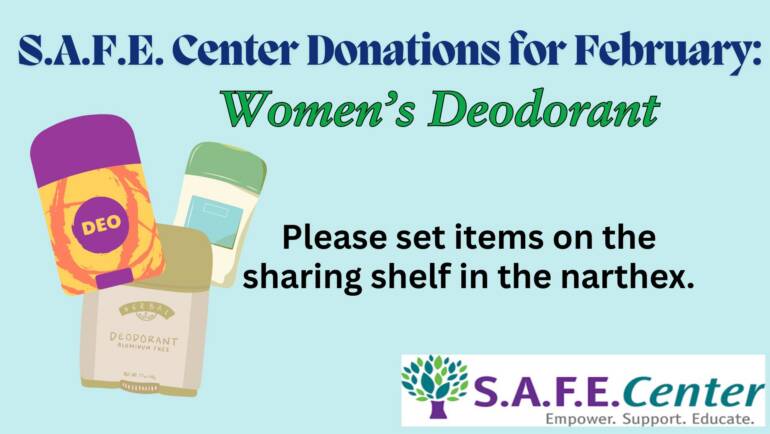 SAFE Center donations