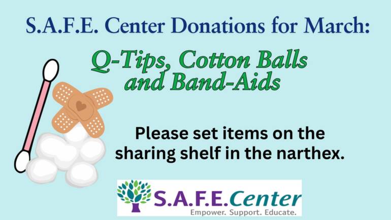 SAFE Center donations