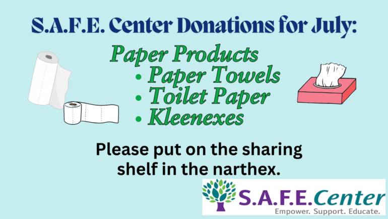 SAFE Center donations