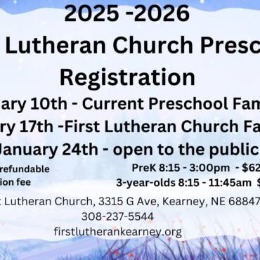 Preschool Registration is Open