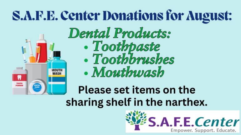 SAFE Center donations