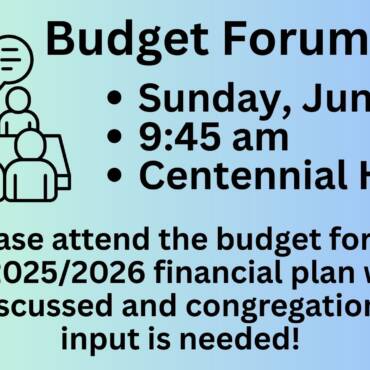 Budget Forum