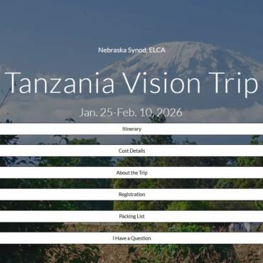 Tanzania Vision Trip
