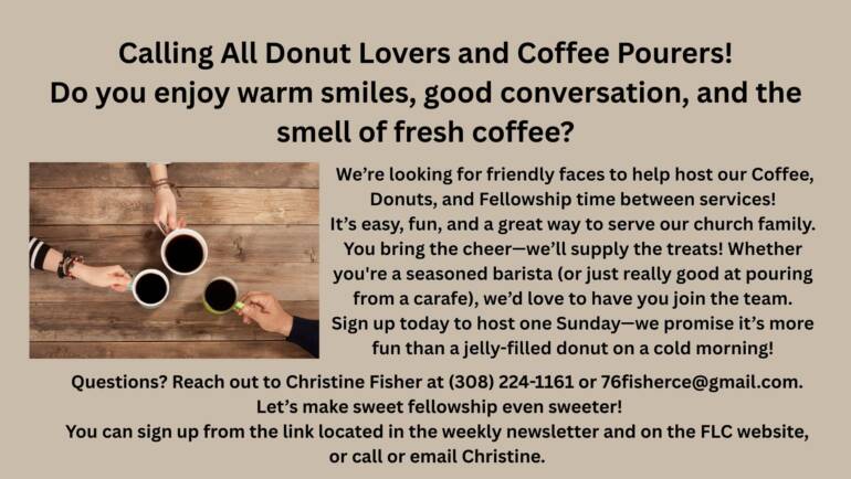 Coffee Hosts signup