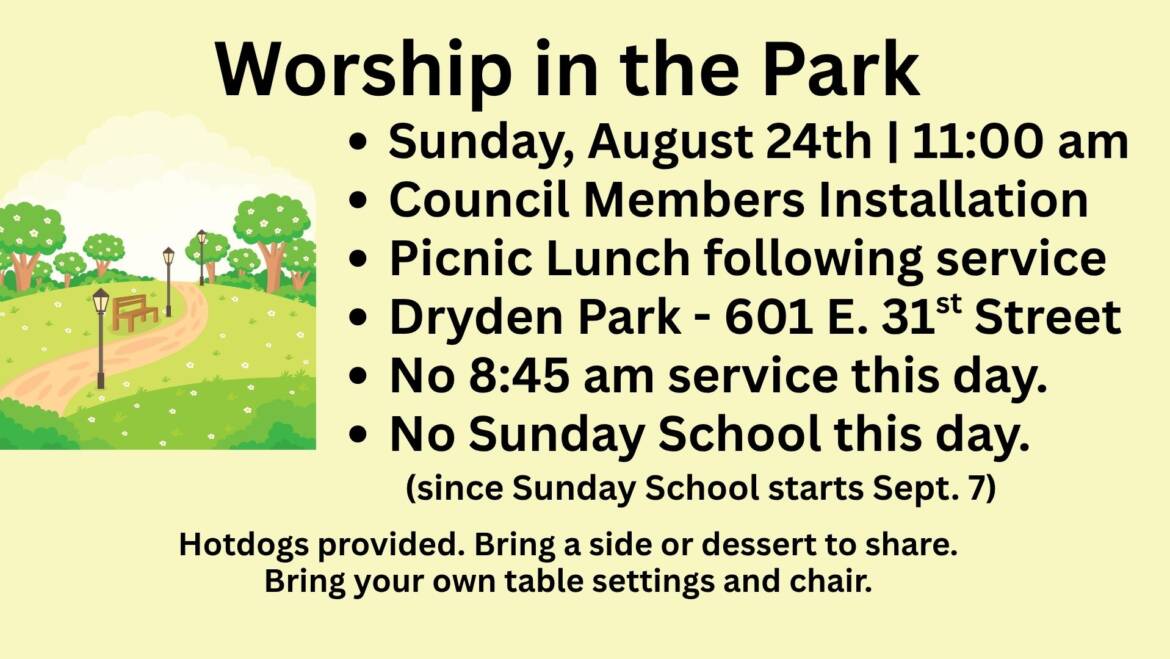 Worship in the park