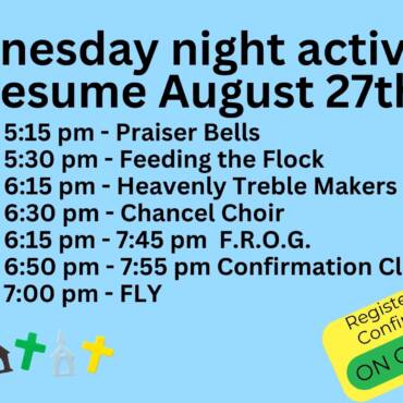 Wednesday night activities