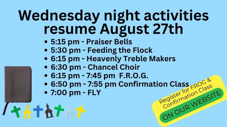 Wednesday night activities