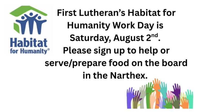 Habitat Work Day