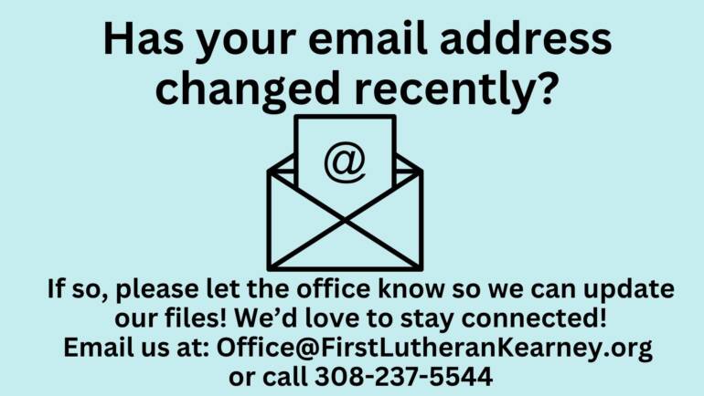 email update