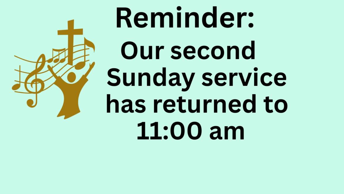 11am service returns