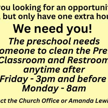 Preschool Help