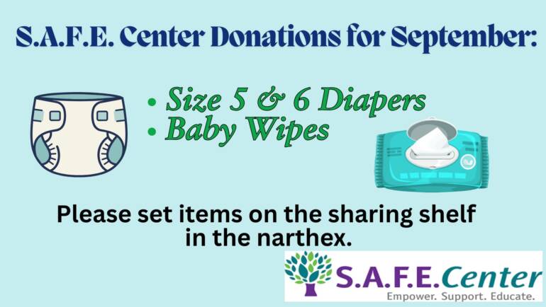SAFE Center donations