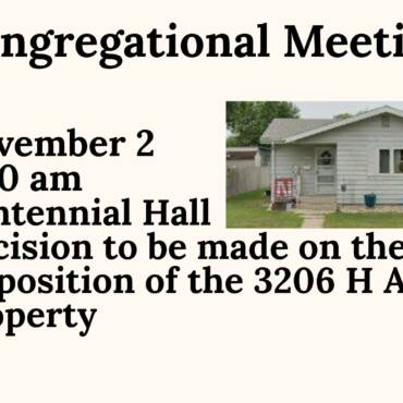 Congregational meeting