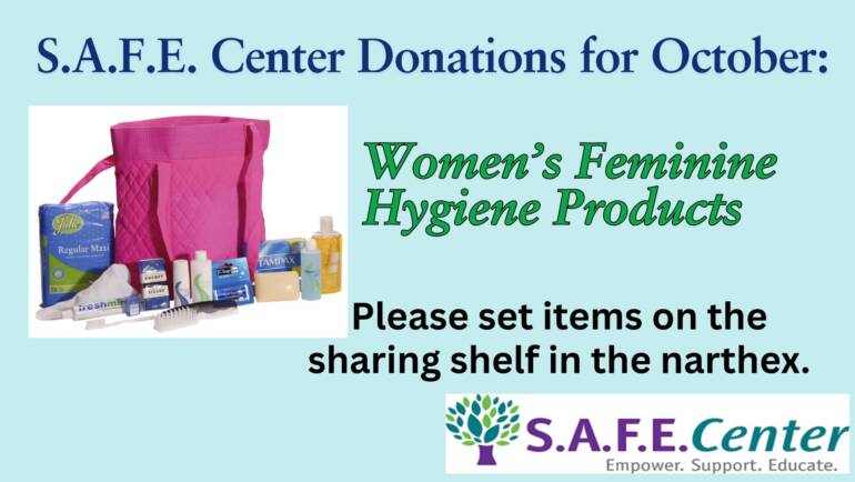 SAFE Center donations
