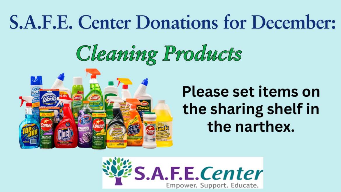 SAFE Center donations
