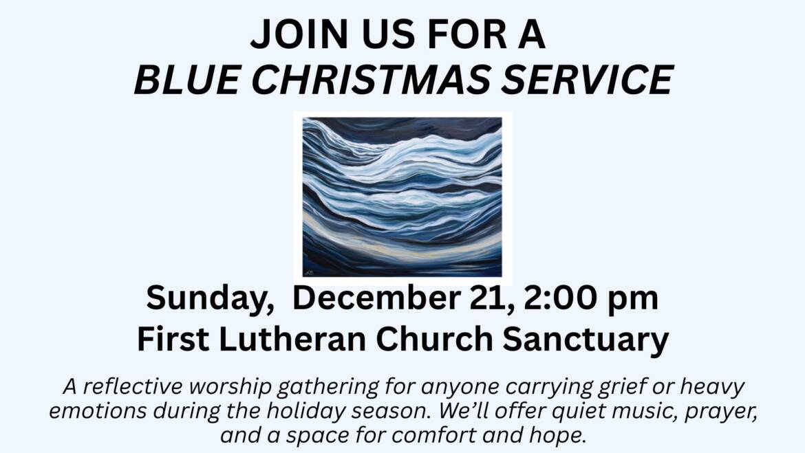 Blue Christmas Service