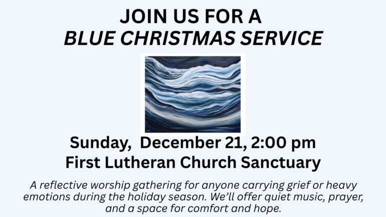 Blue Christmas Service