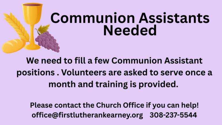 Communion Assistants