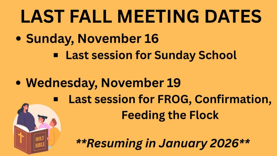 Wednesday Evening Activities