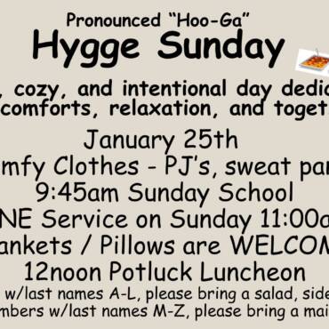 Hygge Sunday