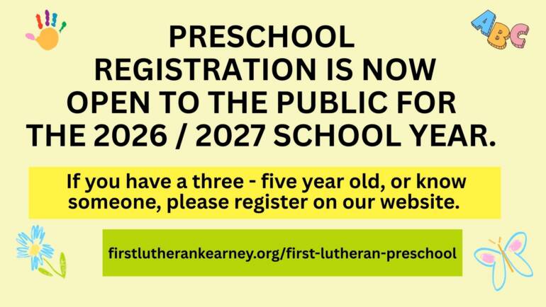 Preschool Registration