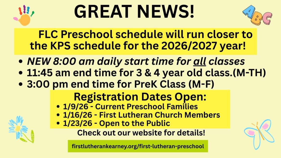 Preschool Registration
