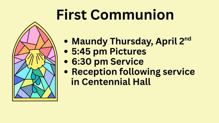 First Communion Class