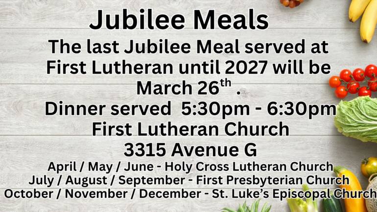 Jubilee Meals