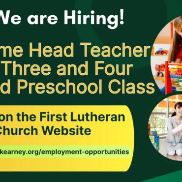Preschool Teacher Opening