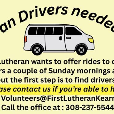 Van driver needed