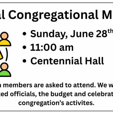 Congregational Meeting
