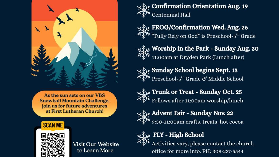 Fall Timeline of Events