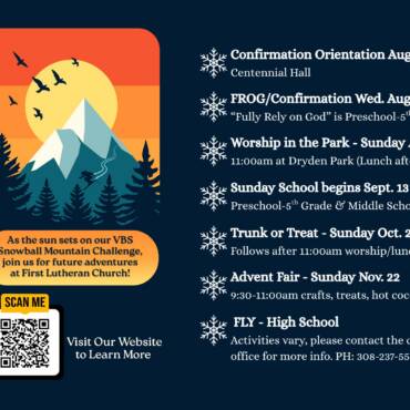Fall Timeline of Events