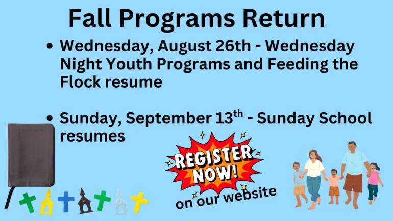 Fall programs